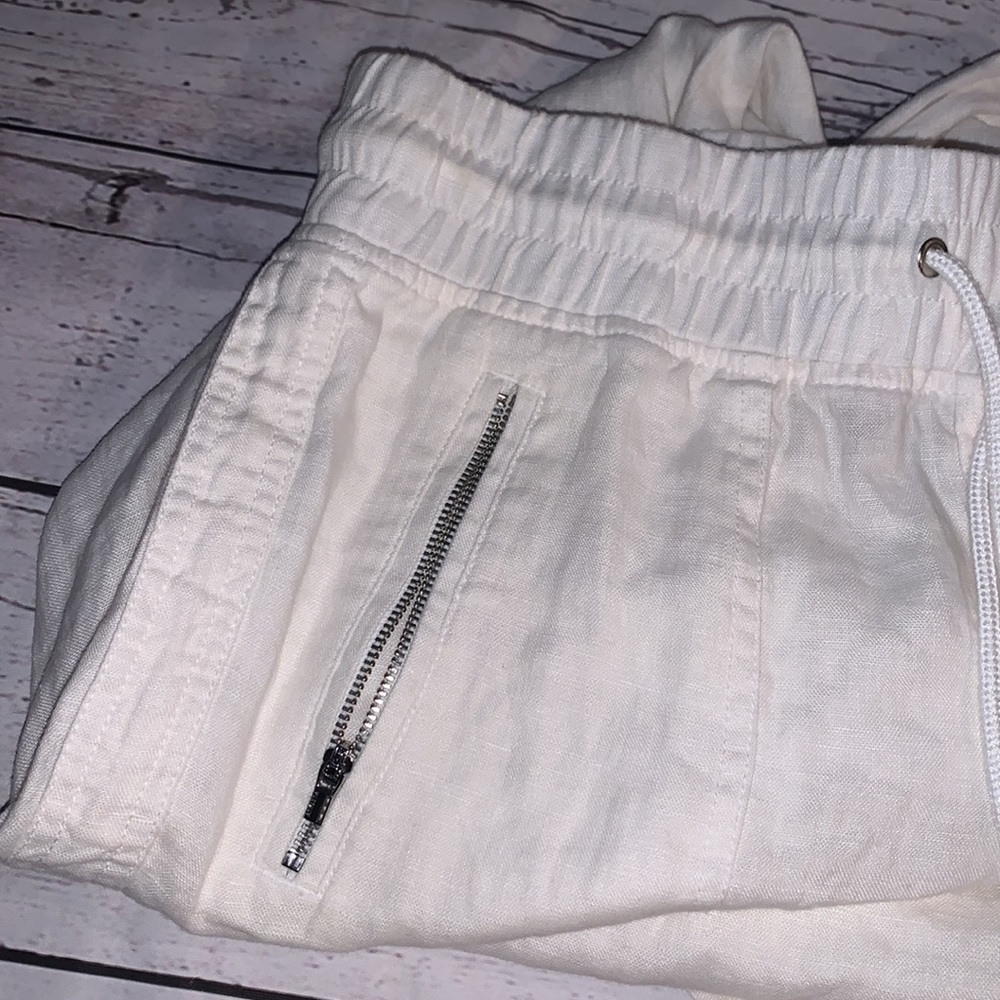 NWT White Cabo Linen Wide Leg Pant - Picture 5 of 8